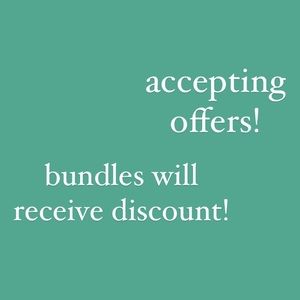 bundle or make offers & SAVE🤑